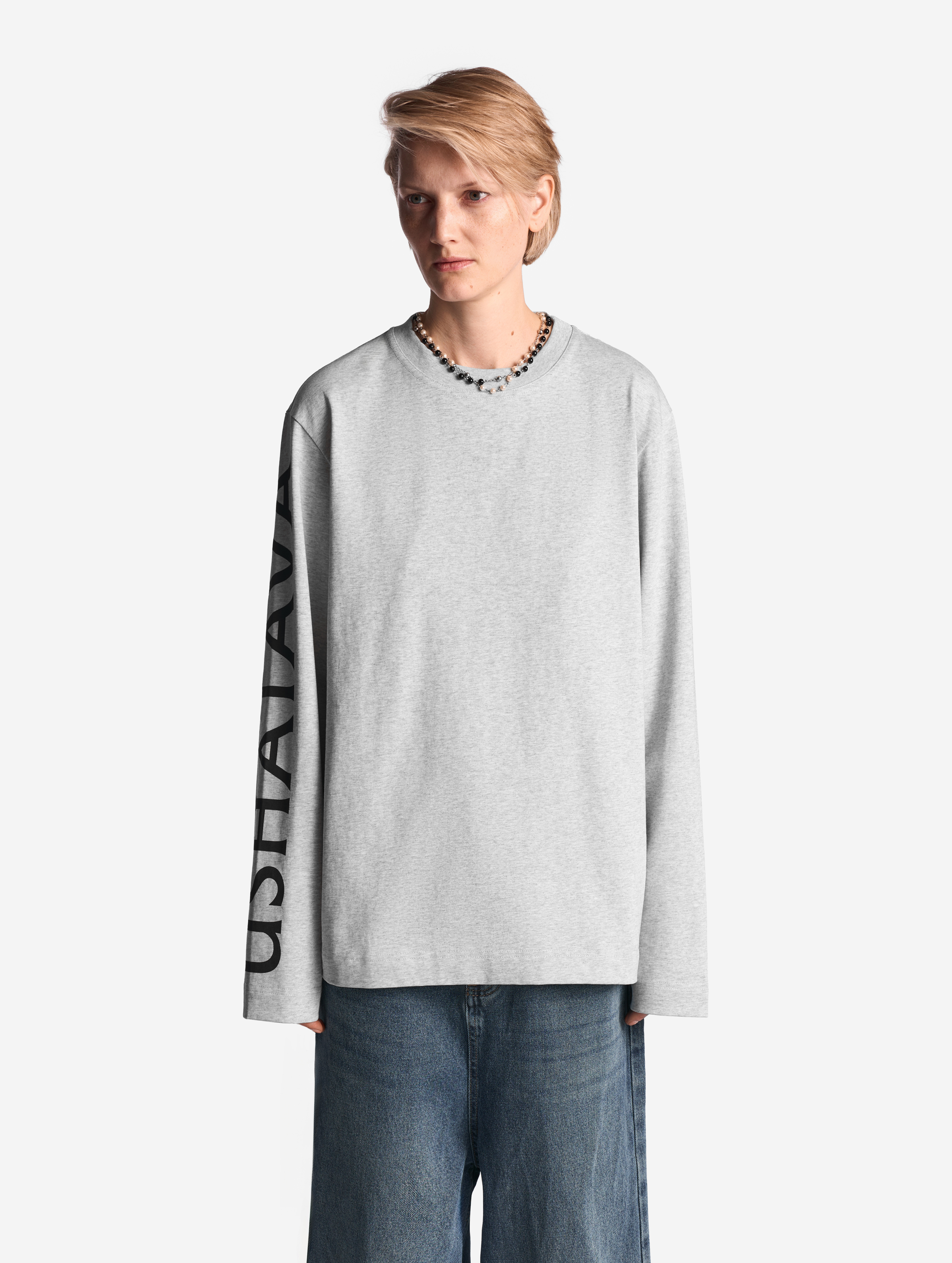 Лонгслив Over Fit print