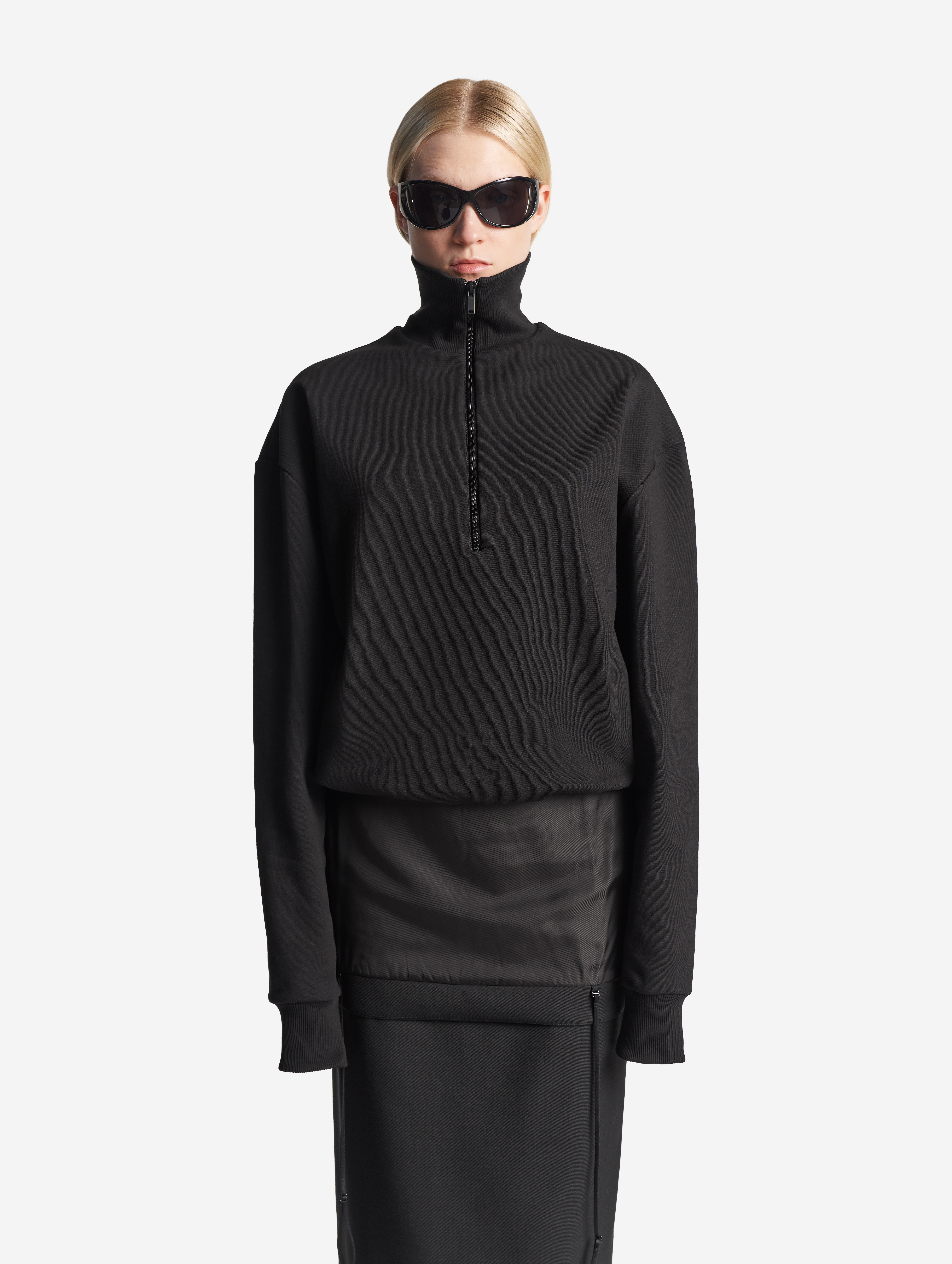 Пуловер с воротником на молнии 15900₽