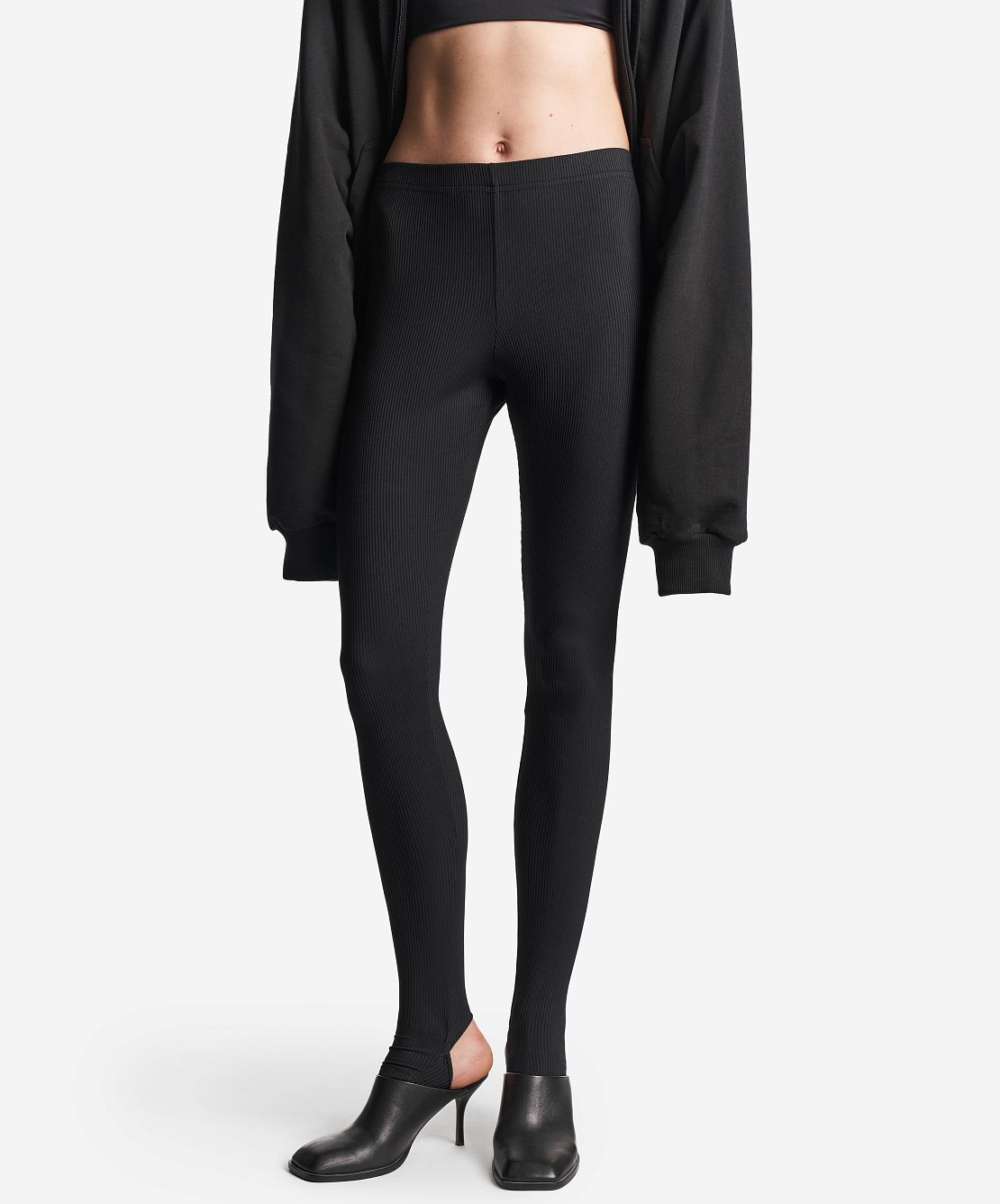 Ribbed Stirrup Leggings | Shapewear & Swimwear | USHATÁVA Ribbed Stirrup Leggings | Shapewear & Swimwear | USHATÁVA