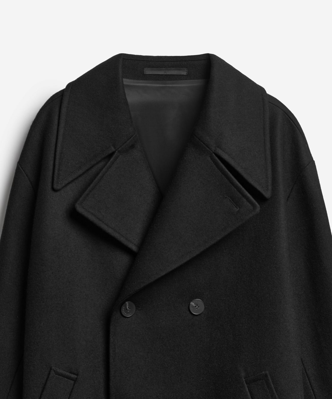 Midi Coat with Wide Lapels | Mid-Season Sale | USHATÁVA Midi Coat with Wide Lapels | Mid-Season Sale | USHATÁVA